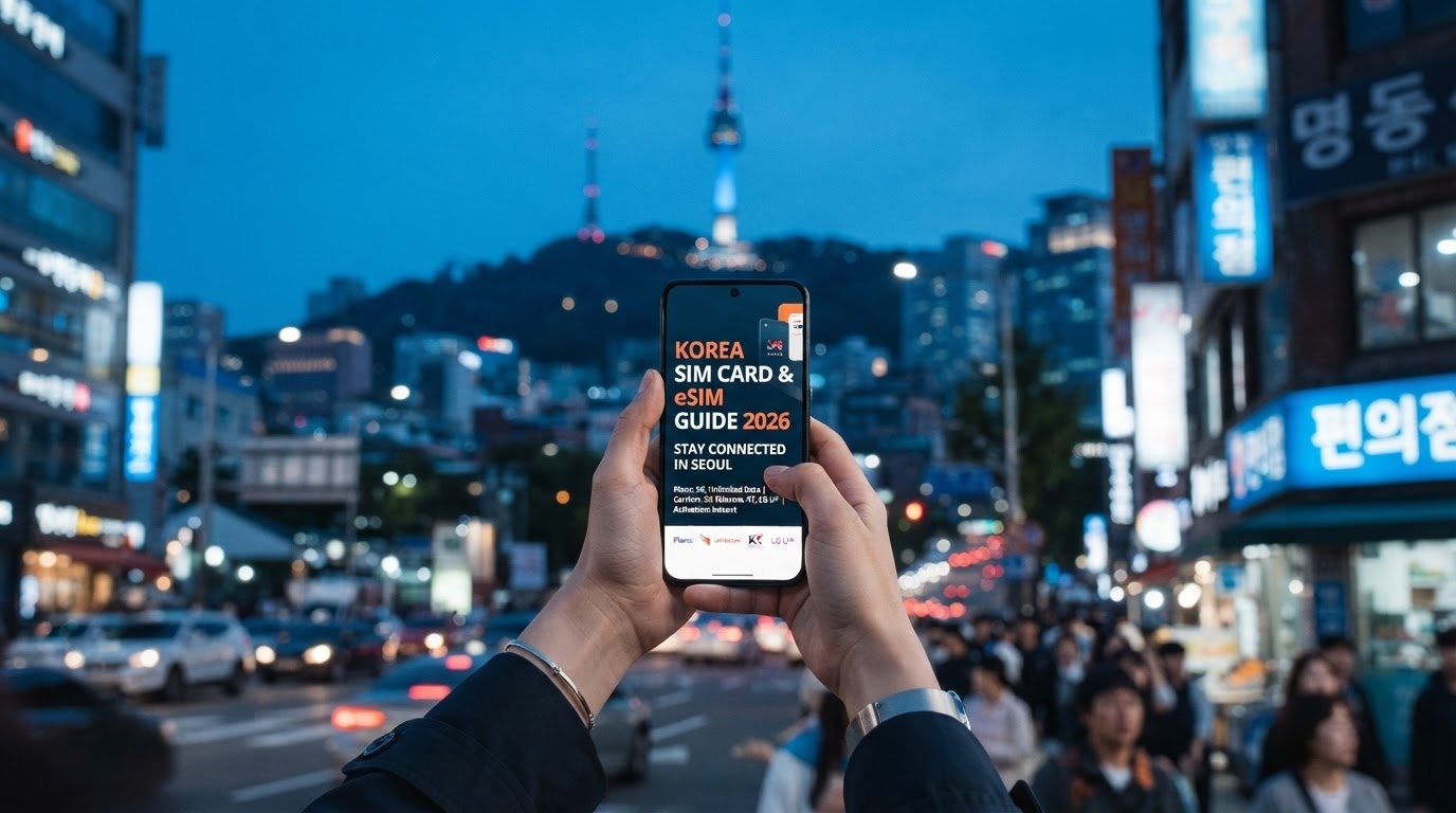Korea SIM Card & eSIM Guide 2026: Stay Connected in Seoul
