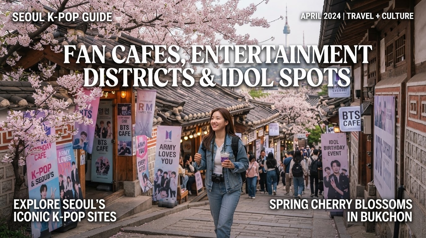 Seoul K-Pop Guide: Fan Cafes, Entertainment Districts & Idol Spots