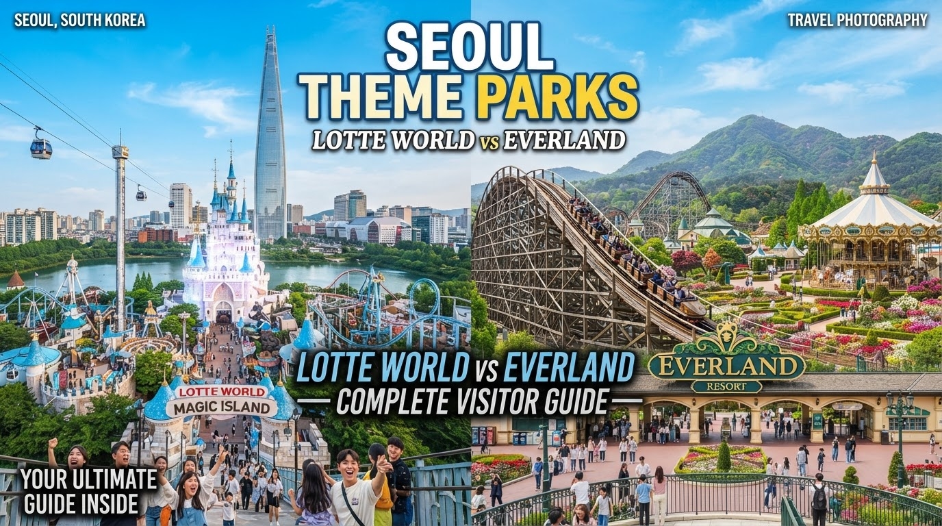 Seoul Theme Parks: Lotte World vs Everland — Complete Visitor Guide